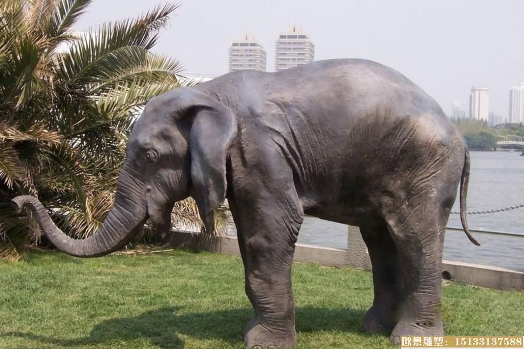 室外大象雕塑 