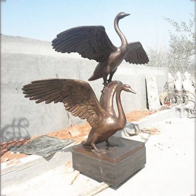 铜动物雕塑加工厂家 广场铜雕定制